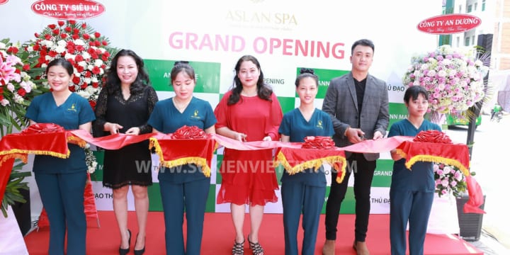 CÁCH THỨC TỔ CHỨC SỰ KIỆN KHAI TRƯƠNG SPA