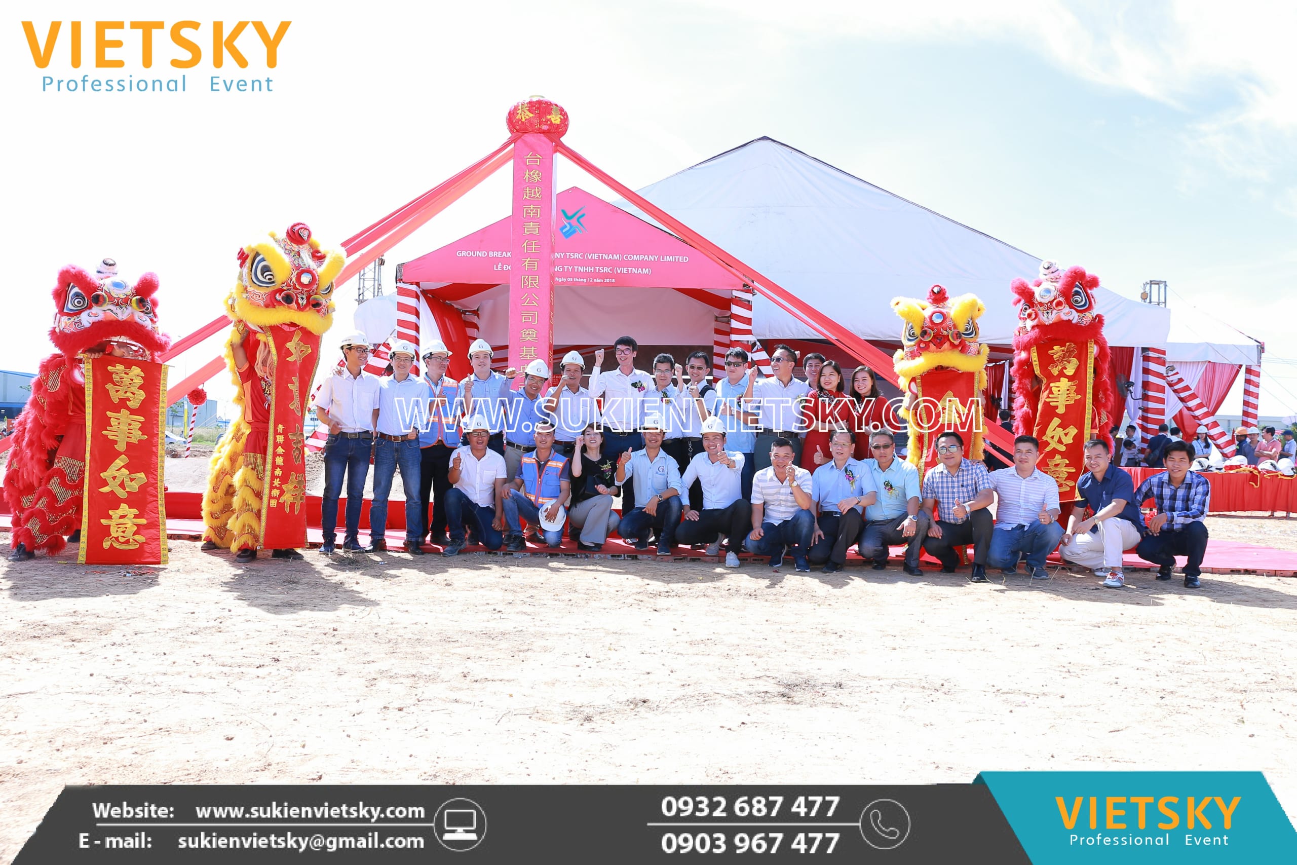 Công ty tổ chức lễ khởi công giá rẻ tại KCN Nam Tân Uyên, Bình Dương