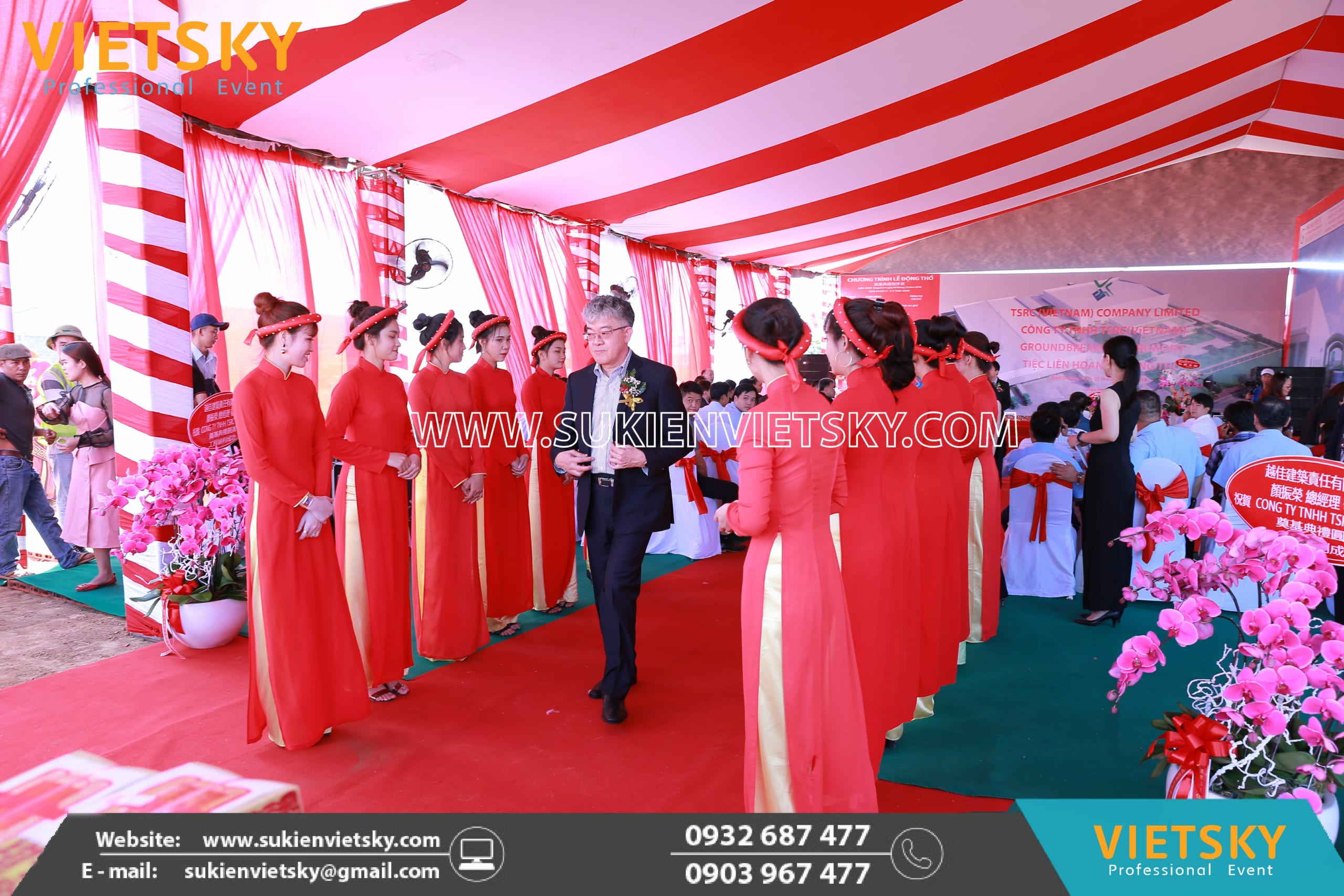 Công ty tổ chức lễ khởi công giá rẻ tại KCN Việt Remax, Bình Dương