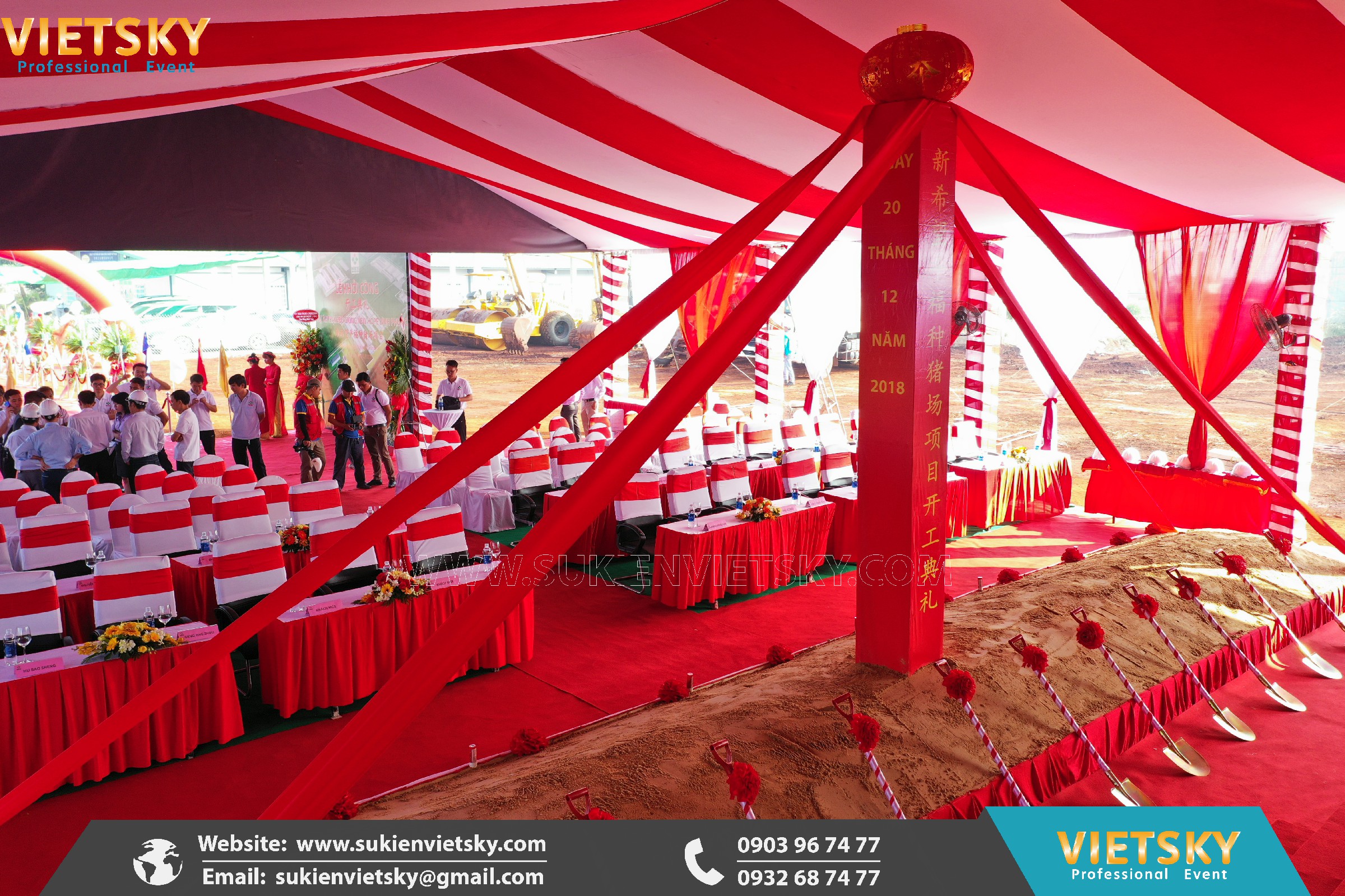 Công ty tổ chức lễ khởi công giá rẻ tại KCN Trà Nóc, Cần Thơ