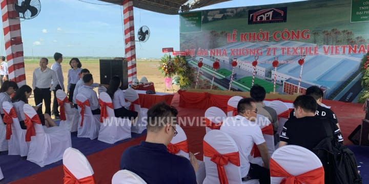 Công ty tổ chức lễ khởi công giá rẻ tại KCN Bào Bàng, Bình Dương