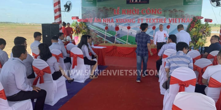 Công ty tổ chức lễ khởi công giá rẻ tại KCN Việt Hàn, Bắc Giang