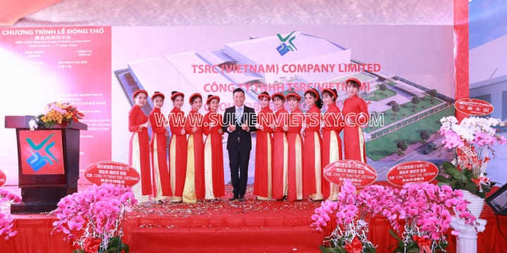 Công ty tổ chức lễ khởi công giá rẻ tại KCN Lương Sơn, Hoà Bình