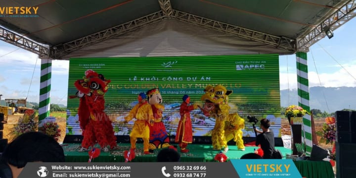 Dịch vụ tổ chức lễ khởi công chuyên nghiệp tại Hà Nội