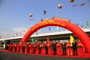 hạng mục tổ chức lễ khánh thành đón tiếp cắt băng khánh thành